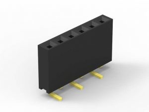 Square Pin PCB Header Connector 2 Pins To 50 Pins 2.54mm Pitch For Computer