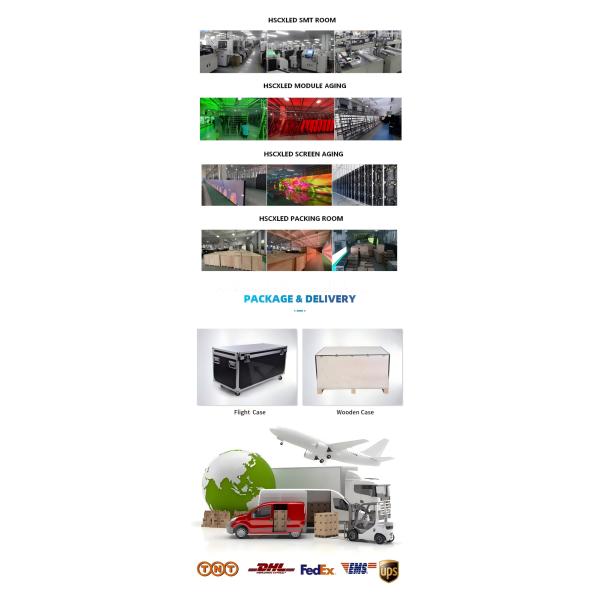 Cabinet table display Elliptical edge Curved led display table