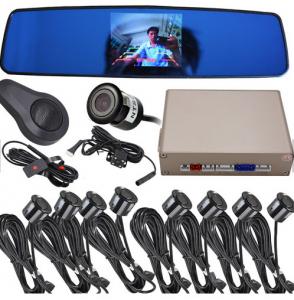 Cheap Reliable Car Parking Sensor System With Camera , LCD Monitor Reverse Parking Sensor Kit for sale