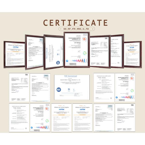 NBR EPDM Silicone FKM CR HNBR Rubber Grommets Rubber Gaskets China Factory