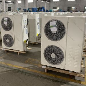 Industrial Frequency Fan Condensing Unit With Air Cooled Condenser ISO Approved