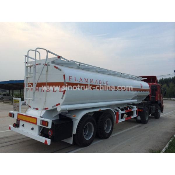 Quality 8 Wheels 2 Axles Tank Semi Trailer With Landing Gear 2 Manholes And 2 Rooms wholesale
