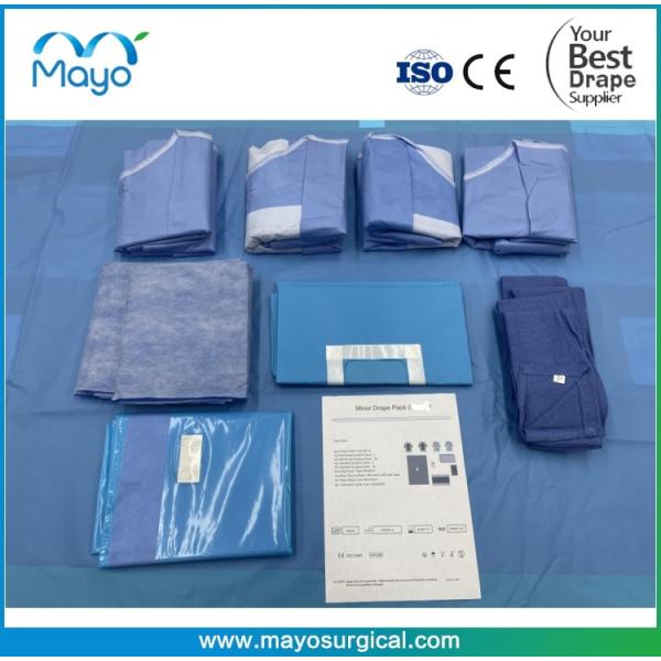 Quality SMS / PP EO Sterile Disposable Surgical Drape Pack Medical Supply wholesale