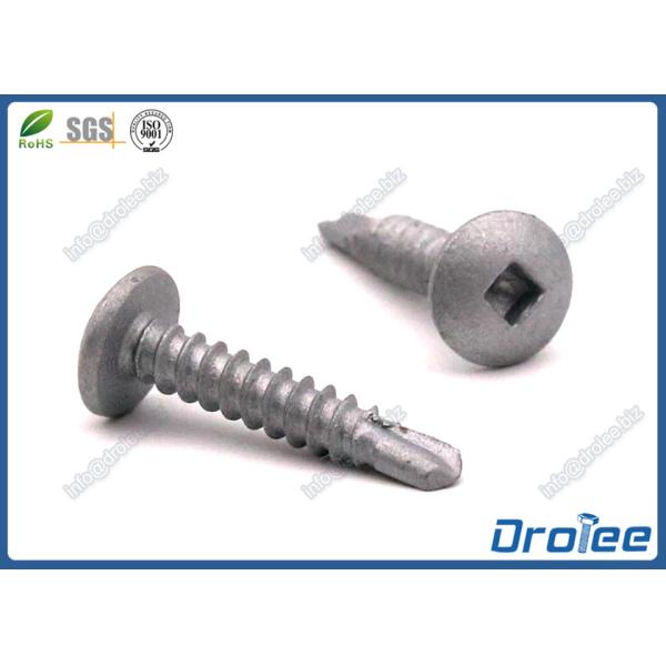 Quality Disgo Plated 410 Stainless Steel Square Drive Truss Head Self Driling Tek Screw wholesale