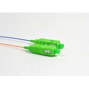 1 x 2 PLC Fiber Optics Splitter with SC/APC Connector , CATV links