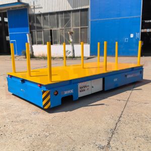 Heavy Duty Battery Powered 5 Tons Steel Tube Transfer Trolley