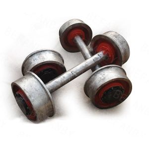 Custom Transfer Cart Accessories Single Flange Wheel 10T Capacity 500 Diameter