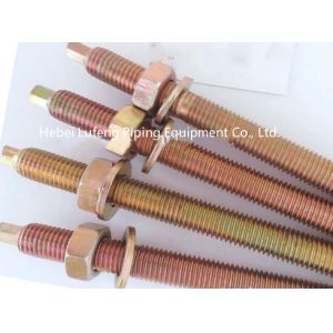 high quality galvanized stud bolt for chemical anchor