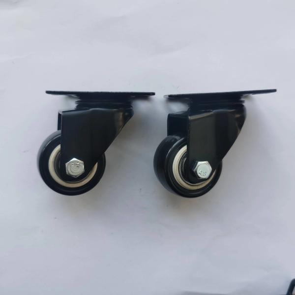 Quality Factory Wholesale Polyurethane 1.5 Inch 2 Inch 2.5 Inch 3 Inch Trolley Industrial Caster Wheels For Brake wholesale