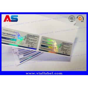Pharmaceutical Bodybuilding Enanthate Peptide Bottle Labels Waterproof Hologram