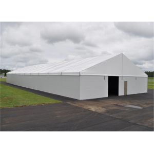 Rain Resistant 20mx50m Clear Span Fabric Structures Large Warehouse