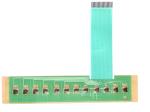 Emboss Energy Saving LED Membrane Switch With Touch Push Keys Button