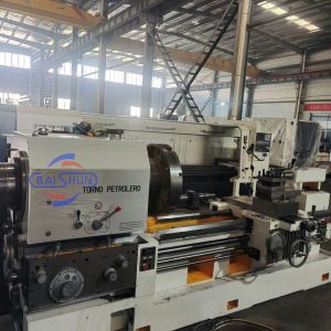 QK1327X1500 Electric Chuck Pipe Threading Machine 800mm Swing