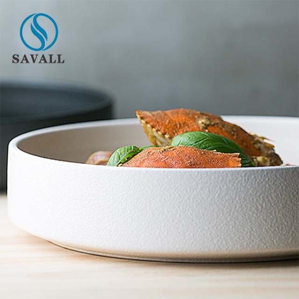 Quality Nordic Style Thick Wall Ceramic Pasta Dish OEM ODM Available wholesale