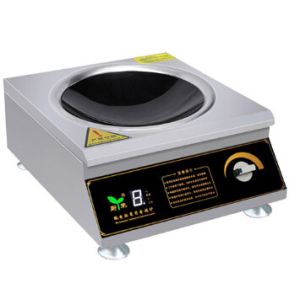 Cheap Induction Electric Single Wok Burner With Humanized Magnetic Switch Design for sale