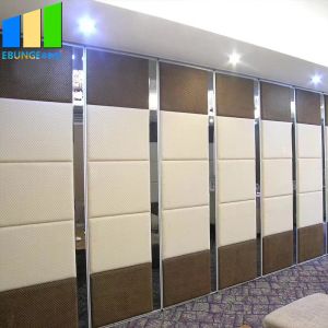 Office Folding Partition Walls Aluminium Channel Mdf Room Divider Movable