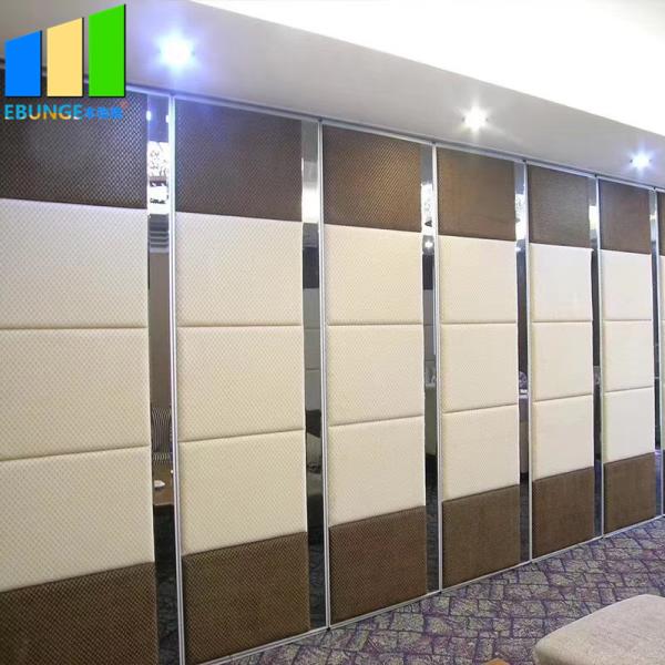 Office Folding Partition Walls Aluminium Channel Mdf Room Divider Movable