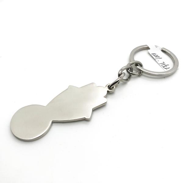 Quality Durable Child Metal Keychain Holder with Customized Logo - MOQ 500 wholesale