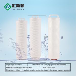40inch PP High Flow Pleated Filter Element for Electroplating Bath 1-100um