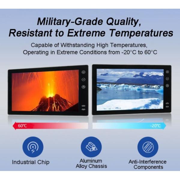 15.6-inch Industrial Embedded Touch Display Outdoor Marine Proof 1000Nits High Brightness Ip67 Monitor