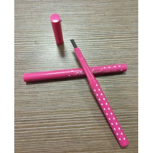 Pink angel series automatic eyebrow pencil, custom made makeup pencil OEM