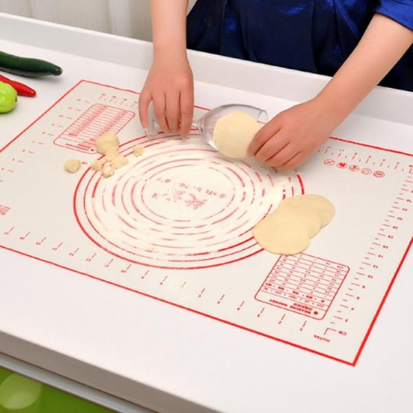Quality Baking Silicone Fondant Pastry Rolling Cutting Mat Cake Cookie Tool wholesale
