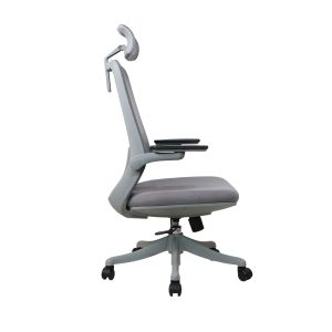 High Back Ergo Mesh Executive Chair Grey Smooth Nylon Base