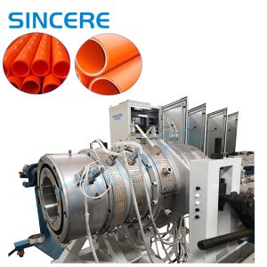 Screw PP PE PPR Pipe Extrusion Line with Single Screw Design and 6m Vacuum Tank