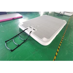 Customized Portable Drop Stitch PVC Teak Inflatable Floating Platform Water