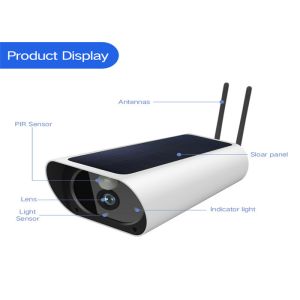 Wireless low power consumption camera IR Wifi solar waterproof camera with PIR