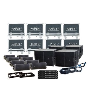 Cheap ARE AUDIO dual 12 inch passive line array indoor outdoor show sound system line array speaker set for sale