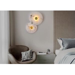 Marble led round and long and DIY wall lamp for project