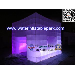 Cheap Inflatable Lighting Tent / Color Changing Inflatable LED Office Tent for sale