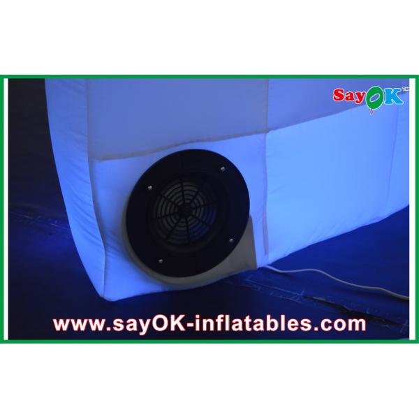 Inflatable Photo Booth Enclosure Safe Waterproof Mobile Photo Booth White Oxford Cloth / PVC Coated