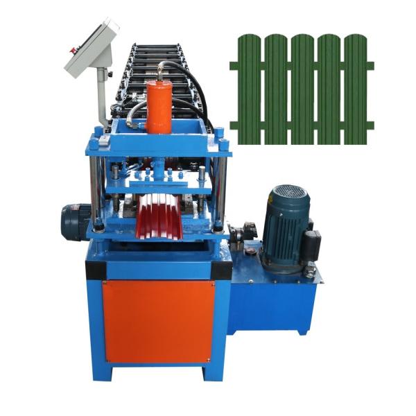 Touchscreen 105 Dura Metal Palisade Fence Roll Forming Machine Automated