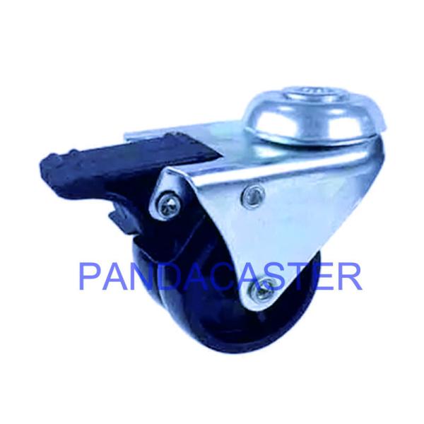 Quality Sturdy Black Caster Wheels Bolt Hole Swivel Wheels For Furniture wholesale
