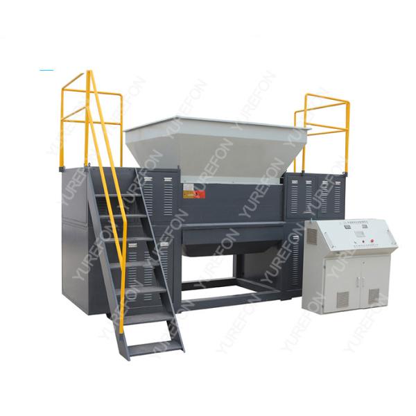 High Torque Used Plastic Shredder Machine , Double Shaft Plastic Scrap Grinder