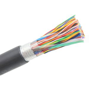 China 50 Pairs Copper Telephone Cable Outdoor HDPE Jacket Wire UL CE FCC ROHS Certificate on sale