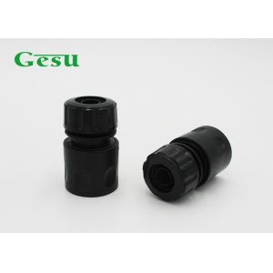 Cheap 1/2 inch Water Fast Hose Coupling Fittings Easy Installation , Black Color for sale