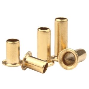 China 18-8 Double-Sided Copper Hollow Rivet DIN Standard ISO9001:2015 Certified PCB Nail on sale