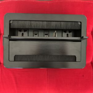 Multi - Function Power Data Integration Socket / Desktop Flip Data Junction Box