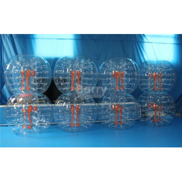 PVC / TPU Outdoor Inflatable Toys / Bubble Ball Soccer Suit for Party or Event