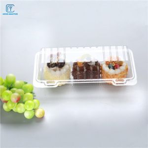 High Transparency Disposable PET Round Bowl Cake Packaging Container