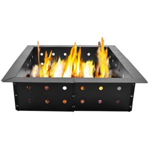 China 32 Inch Heavy Duty Steel Fire Pit Insert for Outdoor Patio Backyard DIY Campfire on sale