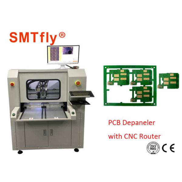 Stand Alone CNC PCB Depaneling Router Machine With 80mm/S , 0.1mm Cutting