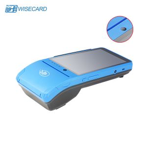 China Blue Android Handheld POS Terminal With Printer Scanner on sale China Blue Android Handheld POS Terminal With Printer Scanner on sale
