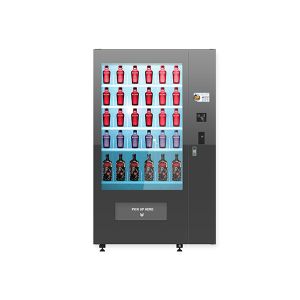 Multi Languages Healthy Food Vending Machine For Nutrition Salad / Cupcake