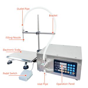 China YIMUPACK YM-DW1 Semi-Automatic Electronic Scale Liquid Filling Machine on sale
