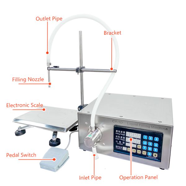 Quality YIMUPACK YM-DW1 Semi-Automatic Electronic Scale Liquid Filling Machine wholesale