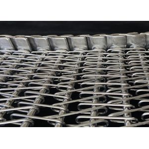 304 Tunnel Freezer Wire Mesh Conveyor Belt Heat Resistant
